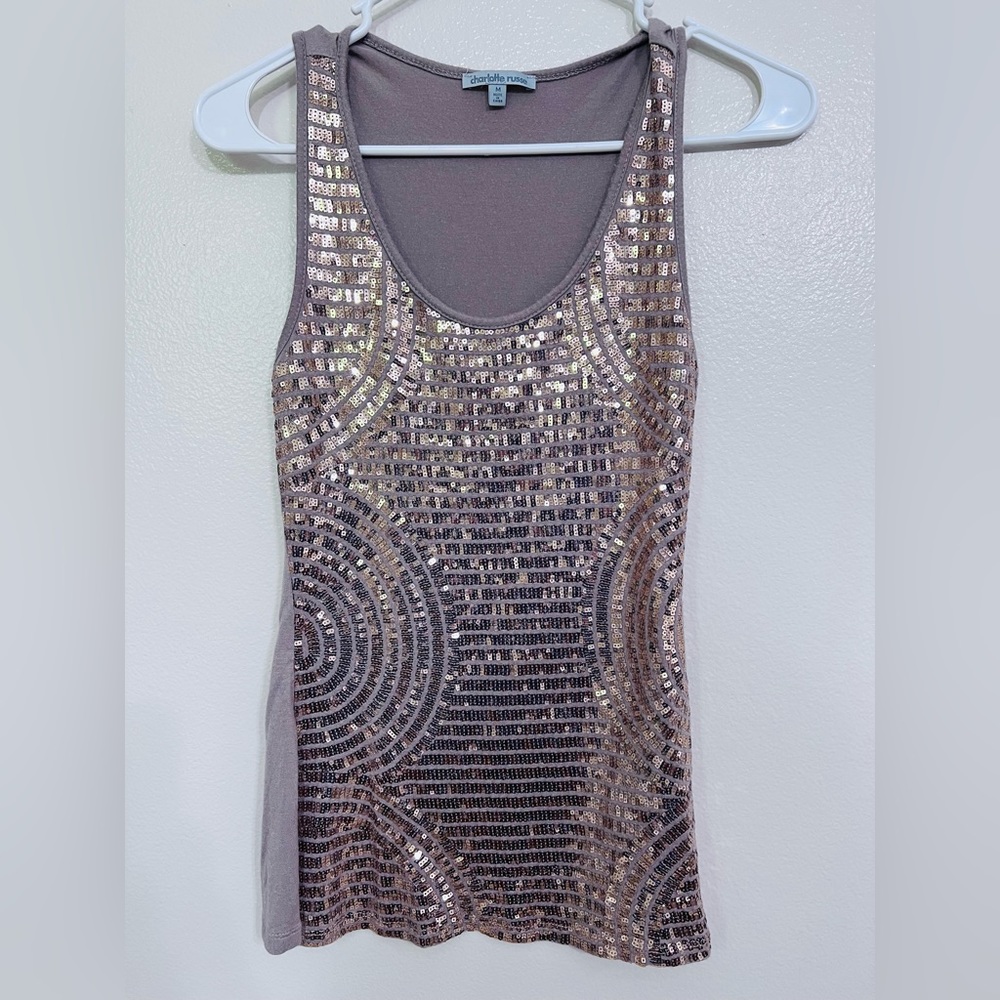Charlotte Russe champagne colored tank top!
